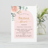 フローラバラ金ゴールド緑化アーチブライダルシャワー 招待状 (スタンド正面)