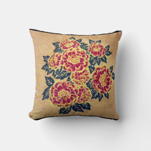 フローラバラ クッション (正面)