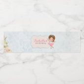 フローラバレリーナ誕生日ウォーターボトルラベル ペットボトルラベル (シングルラベル)