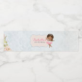 フローラバレリーナ誕生日ウォーターボトルラベル ペットボトルラベル (シングルラベル)