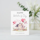 フローラバレンタインデーハウスwithハート シーズンポストカード (スタンド正面)