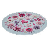 フローラバレンタインデーハート カッティングボード (角)