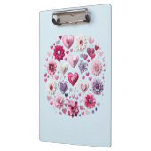 フローラバレンタインデーハート クリップボード (左)