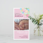 フローラバンチベビー発表 案内状 (スタンド正面)