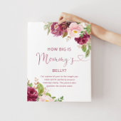 フローラバーガンディどのように大きいママの腹ゲーム ポスター