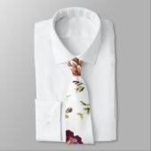 フローラバーガンディのネクタイ |トレンディー結婚フローラのネクタイ ネクタイ (タイ)