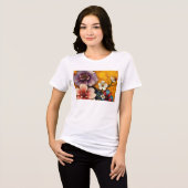 フローラバースト トライブレンドTシャツ (正面全面)