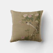 フローラバードアジアアンティークスタイル クッション (裏面)