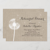 フローラバーラップリハーサルディナー招待状 招待状 (正面/裏面)