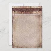 フローラバーラッ素朴プバーンウッド誕生日パーティー 招待状 (裏面)