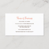 フローラバーンアンティークファームビジネスカード 名刺 (裏面)