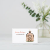 フローラバーンアンティークファームビジネスカード 名刺 (スタンド正面)