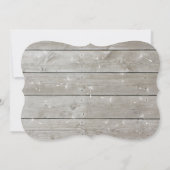 フローラバーンボード結婚式招待状 招待状 (裏面)