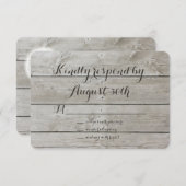 フローラバーンボードRSVP 出欠カード (正面/裏面)