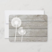 フローラバーンボードRSVP 出欠カード (裏面)