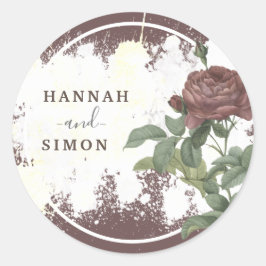 フローラバ素朴ルガンディマルサラのミニマモダンリスト ラウンドシール