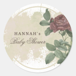 フローラバ素朴ルガンディマルサラのミニマモダンリスト ラウンドシール