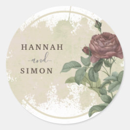 フローラバ素朴ルガンディマルサラのミニマモダンリスト ラウンドシール