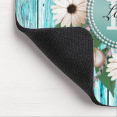 フローラバ素朴ンウッドモノグラム マウスパッド (コーナー)