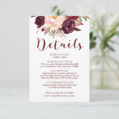 フローラバ結婚ルガンディ詳細カード エンクロージャーカード (スタンド正面)