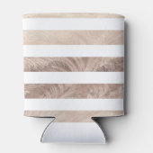 フローラパイナップル金ゴールドストライプのデザイン 缶クーラー (裏面)