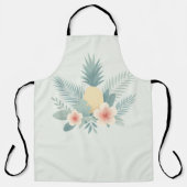 フローラパイナップル&ハワイアン エプロン (正面)