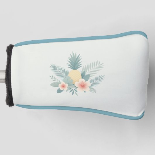 フローラパイナップル&ハワイアン ゴルフヘッドカバー (正面)