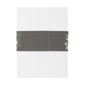 フローラパインウィンターホリデーキャンドル結婚ズ 招待状ベリーバンド (裏面例)