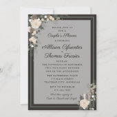 フローラパインホリデーウィンターカップルのシャワー 招待状 (正面)