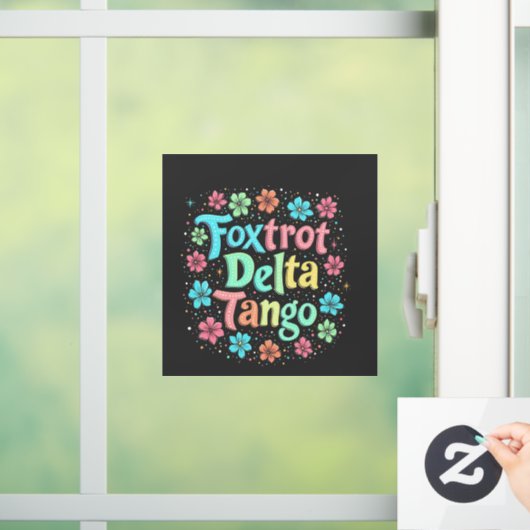 フローラパステルアンチトランプ8647アンチマガ ウィンドウサイン (ホーム)