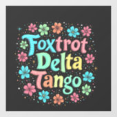 フローラパステルアンチトランプ8647アンチマガ ウィンドウサイン (シート)