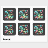 フローラパステルアンチトランプ8647アンチマガ スクエアシール (シート)