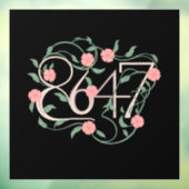 フローラパステルアンチトランプ8647 86 47ボホ ウィンドウサイン (シート3)