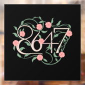 フローラパステルアンチトランプ8647 86 47ボホ ウィンドウサイン (シート2)