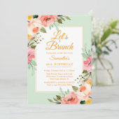 フローラパステルズピンクレッズブルンチアミイベントパーティー 招待状 (スタンド正面)