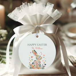 フローラパステルバニーイースター フェイバータグ