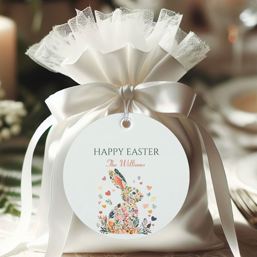 フローラパステルバニーイースター フェイバータグ