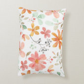 フローラパステルパターンの静寂 アクセントクッション (裏面(縦))