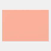 フローラパステルパターンの静寂 ラッピングペーパーシート (正面3)