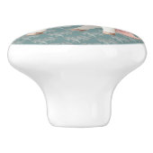 フローラパステルホースファンタジーイラストレーション セラミックノブ (側面)