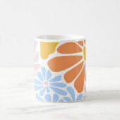 フローラパステルマエレガントグ&コーカラフルヒカップ コーヒーマグカップ (中央)