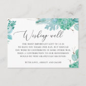 フローラパステルミント結婚ミント多肉栽培 エンクロージャーカード (正面)