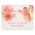 フローラパステルモダンウォーターカラーブティックマネージャー