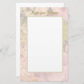 フローラパステル名刺用紙 便箋 (正面/裏面)