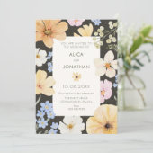 フローラパステル結婚カラー 招待状 (スタンド正面)