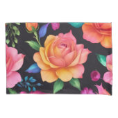 フローラパタンバラピラロケース 枕カバー (正面)