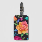 フローラパターンバララゲッジタグ ラゲッジタグ (正面縦)