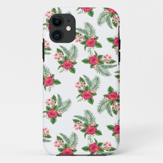 フローラパターン緑バラ Case-Mate iPhoneケース (裏面)