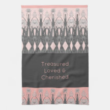 フローラパターン（の模様が）あるの装飾用ピンクとグレー