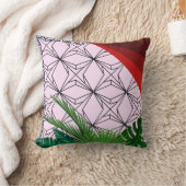 フローラパターン（の模様が）あるクッション、ガーデン装飾用クッション クッション (ブランケット)